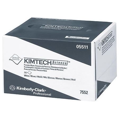 Kimtech Kimtech 1-Ply 4.4 x 8.4'' Precision Low-Lint Wipers, 60PK BUY00024558